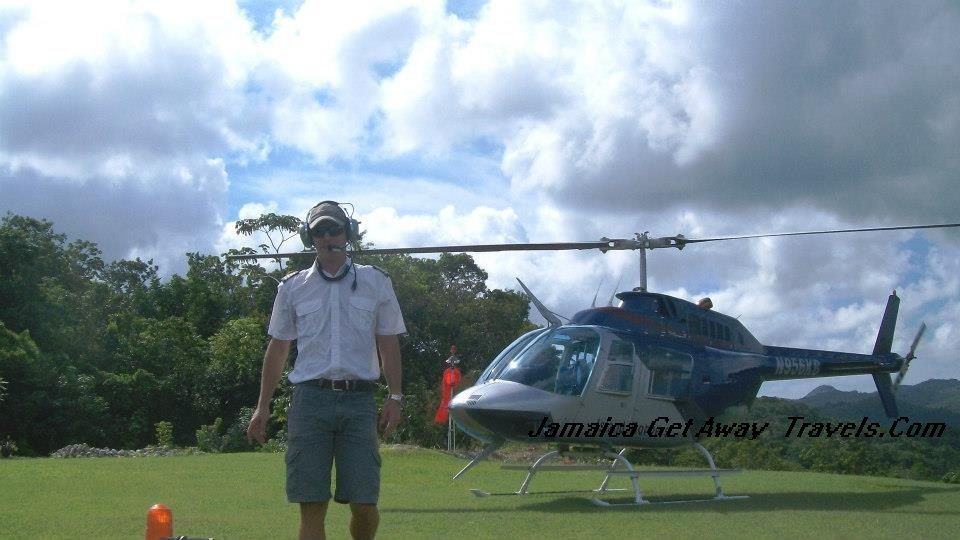 Kingston Helicopter Service to Geejam Hotel