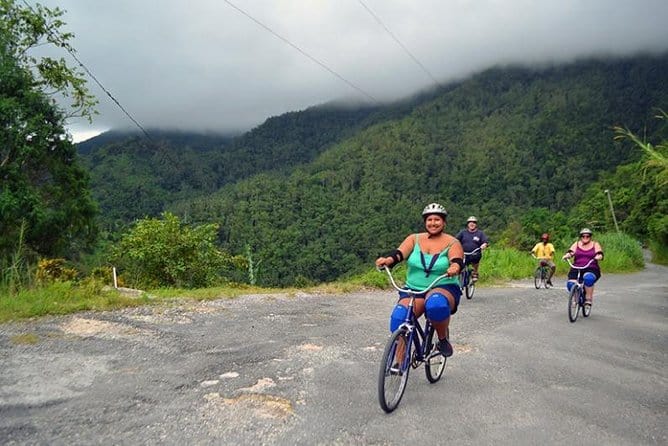 blue mountain bike tour waterfalls