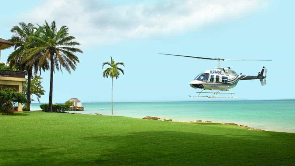 Jake's St Elizabeth Helicopter Flights From Montego Bay Airport