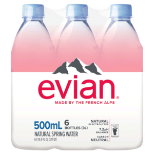 Pre-Order Your Evian Natural Spring Water Online